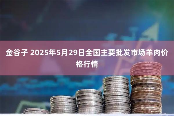金谷子 2025年5月29日全国主要批发市场羊肉价格行情