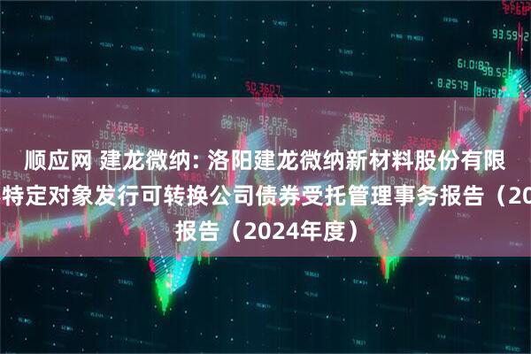 顺应网 建龙微纳: 洛阳建龙微纳新材料股份有限公司向不特定对象发行可转换公司债券受托管理事务报告（2024年度）
